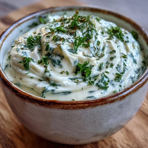 A pot of simmering Creamy Celery and Herb Soup is ready to be served with rustic crusty bread on the side.