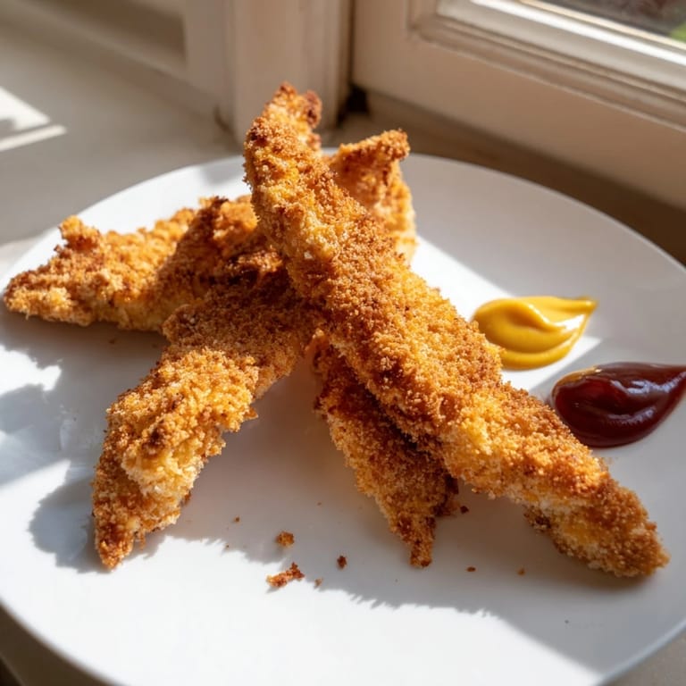 Hot Chicken Tenders, piled high with a perfect balance of crispy texture and savory flavor.