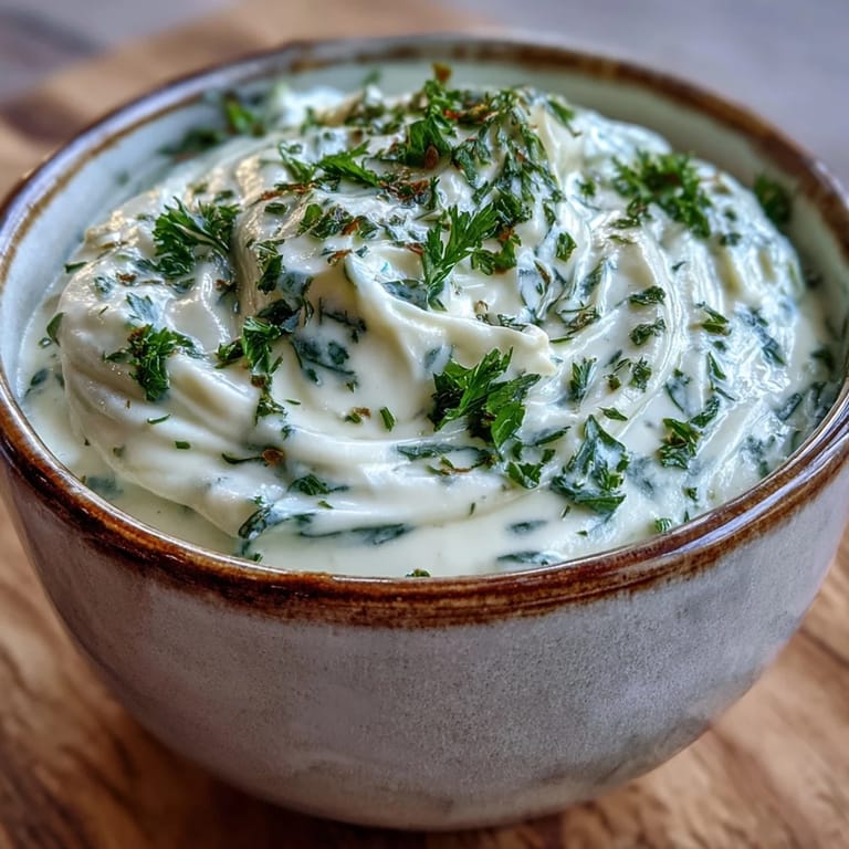 A pot of simmering Creamy Celery and Herb Soup is ready to be served with rustic crusty bread on the side.