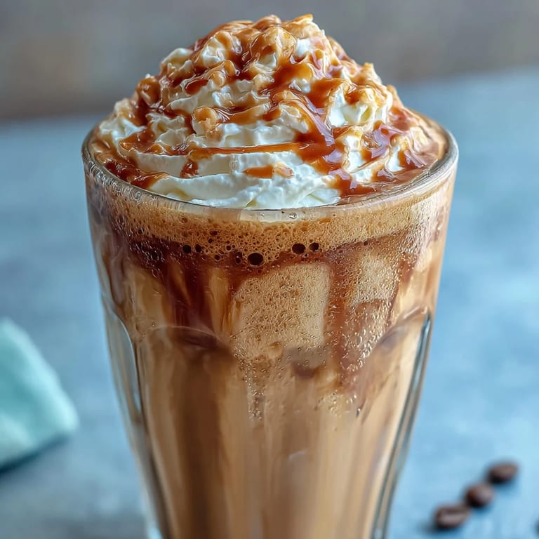Refreshing Vanilla Bean Frappuccino Protein Shake, a healthy twist on the classic Starbucks favorite, perfect for a quick snack.
