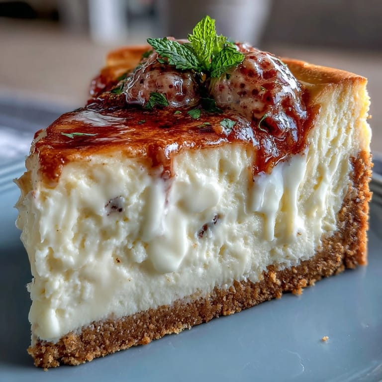 Bright and tangy no-bake lemon cheesecake in individual jars, garnished with vibrant berries and lemon zest.