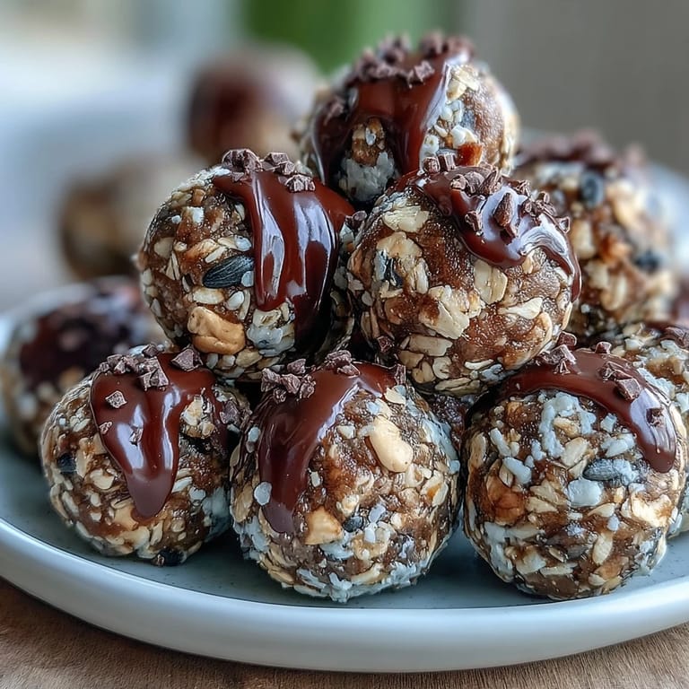 Wholesome energy balls made with oats, sunflower seeds, and honey, offering a chewy, naturally sweet, nut-free snack for kids and adults.